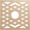 Ekena Millwork Chevron Wood Fretwork Pierced Ceiling Medallion, Alder, 18"OD x 4 5/8"ID x 3/8"T CMWP18X18X0375CHAL - alternate 1